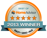 2013 HomeAdvisor Award Winner